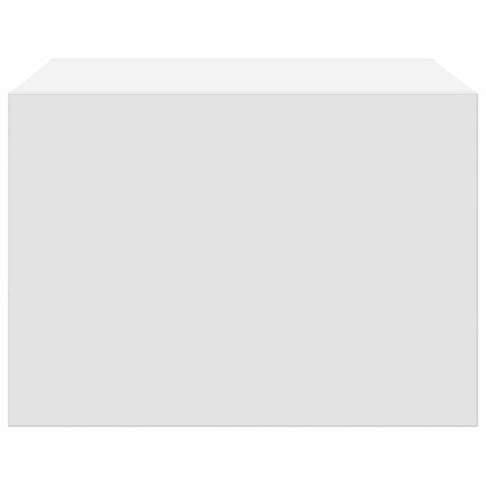 Comodino a Parete con Luci LED Bianco