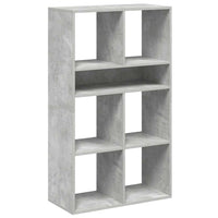 vidaXL Libreria Grigio Cemento 66x31x112 cm in Legno Multistrato