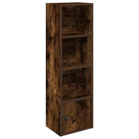 Libreria Rovere Fumo 31x24x102 cm in Legno Multistrato 860341