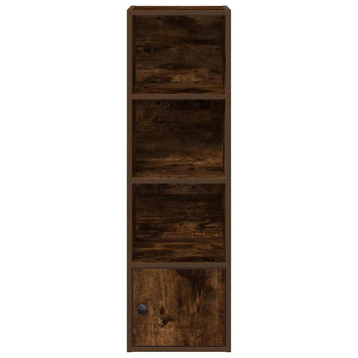 Libreria Rovere Fumo 31x24x102 cm in Legno Multistrato 860341