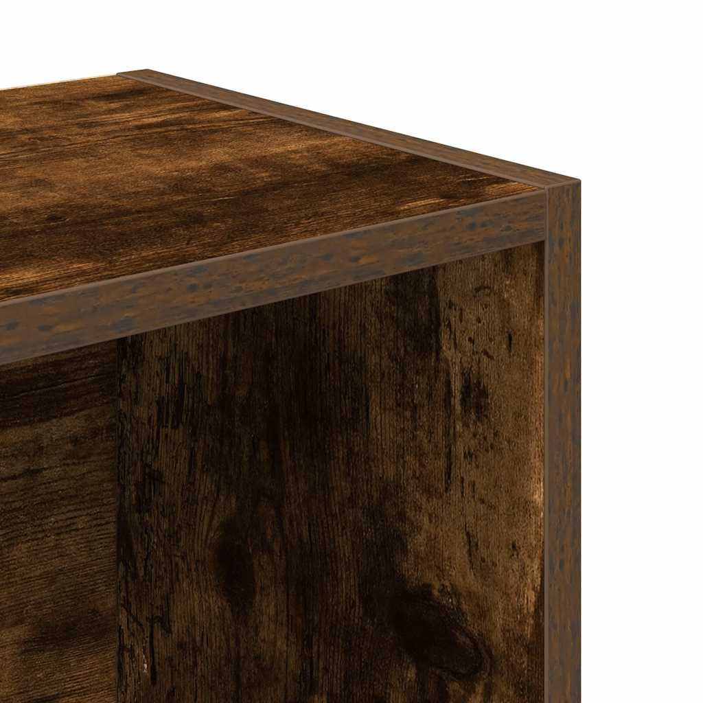 Libreria Rovere Fumo 31x24x102 cm in Legno Multistrato