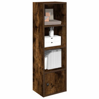 Libreria Rovere Fumo 31x24x102 cm in Legno Multistrato 860341