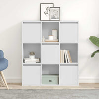 vidaXL Libreria Bianca 89x24x101,5 cm in Legno Multistrato
