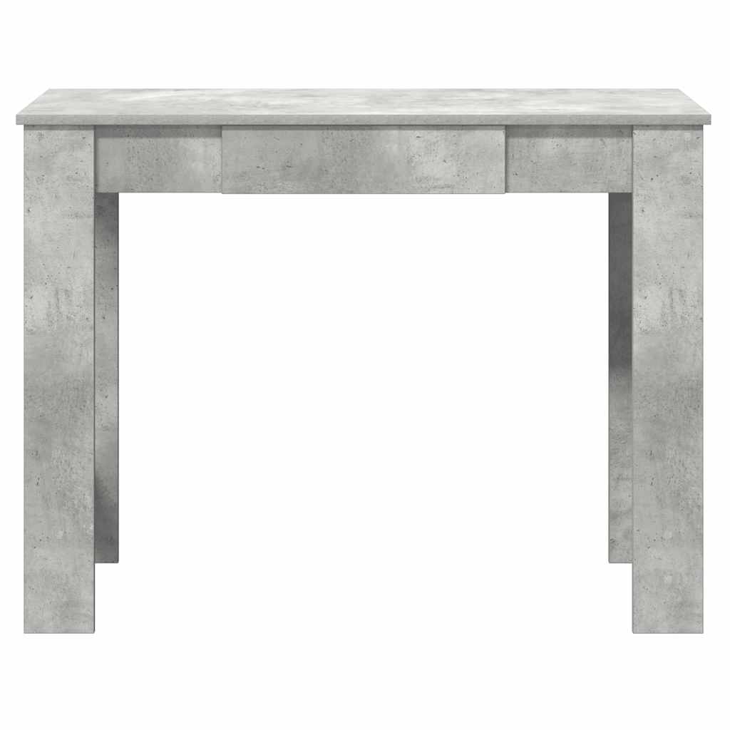 Scrivania Grigio Cemento 100x45x75 cm in Legno Multistrato