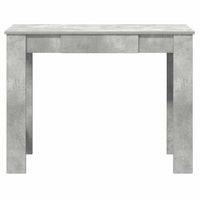 Scrivania Grigio Cemento 100x45x75 cm in Legno Multistrato