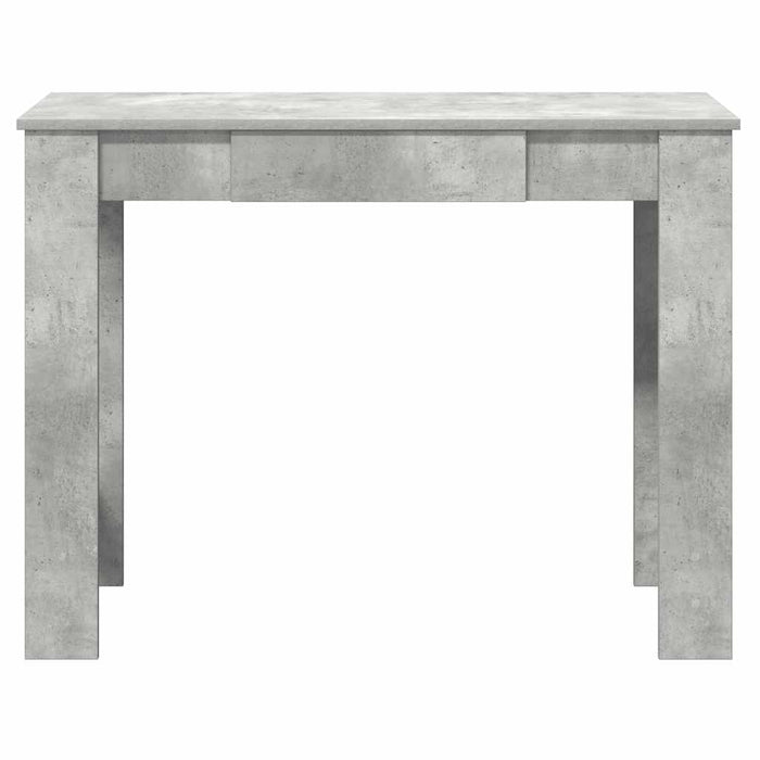 Scrivania Grigio Cemento 100x45x75 cm in Legno Multistrato