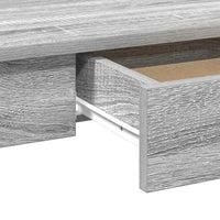 Scrivania Grigio Sonoma 100x45x75 cm in Legno Multistrato