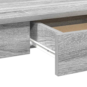 Scrivania Grigio Sonoma 100x45x75 cm in Legno Multistrato