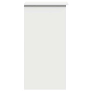 Scrivania con Mensole Bianca 84x40x78 cm in Legno Multistrato