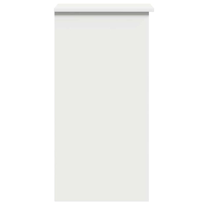 Scrivania con Mensole Bianca 84x40x78 cm in Legno Multistrato