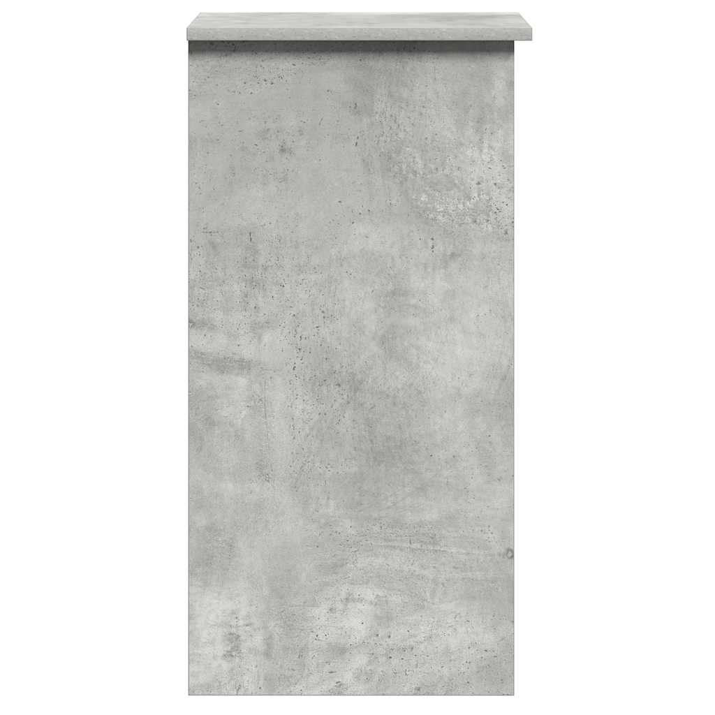 Scrivania Mensole Grigio Cemento 84x40x78 cm Legno Multistrato 860448