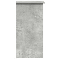 Scrivania Mensole Grigio Cemento 84x40x78 cm Legno Multistrato 860448