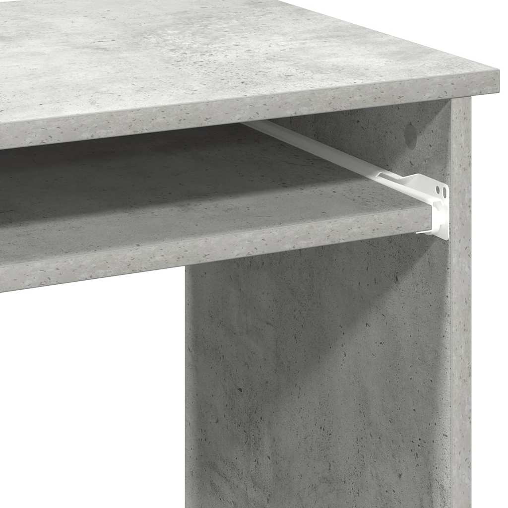 Scrivania Mensole Grigio Cemento 84x40x78 cm Legno Multistrato 860448