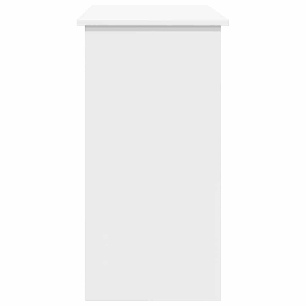 Scrivania Bianca 80x40x75 cm in Legno Multistrato 860454