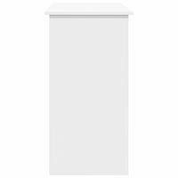 Scrivania Bianca 80x40x75 cm in Legno Multistrato 860454