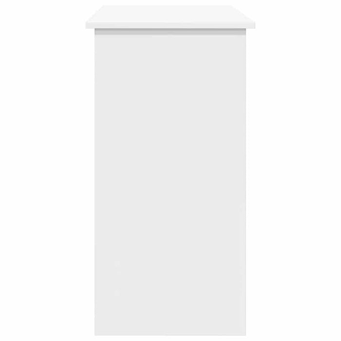Scrivania Bianca 80x40x75 cm in Legno Multistrato 860454