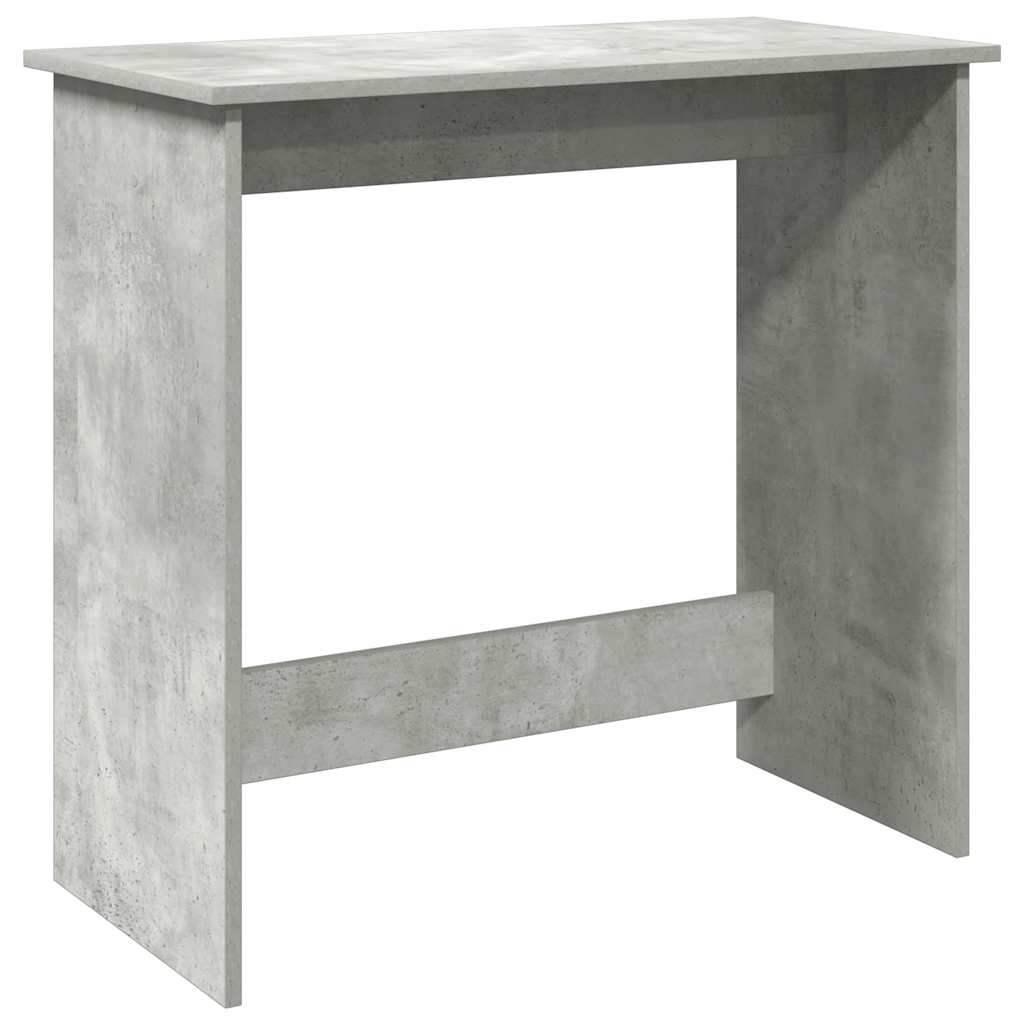 Scrivania Grigio Cemento 80x40x75 cm in Legno Multistrato 860457