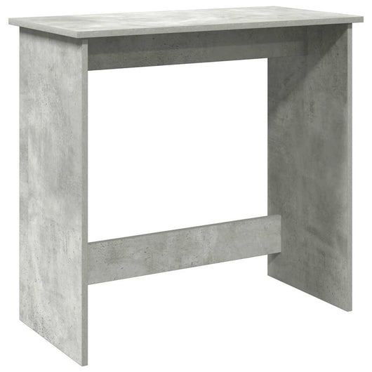 Scrivania Grigio Cemento 80x40x75 cm in Legno Multistrato 860457