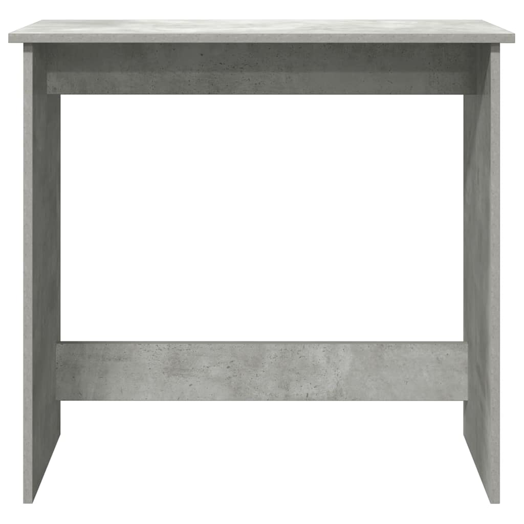 Scrivania Grigio Cemento 80x40x75 cm in Legno Multistrato 860457