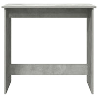 Scrivania Grigio Cemento 80x40x75 cm in Legno Multistrato 860457