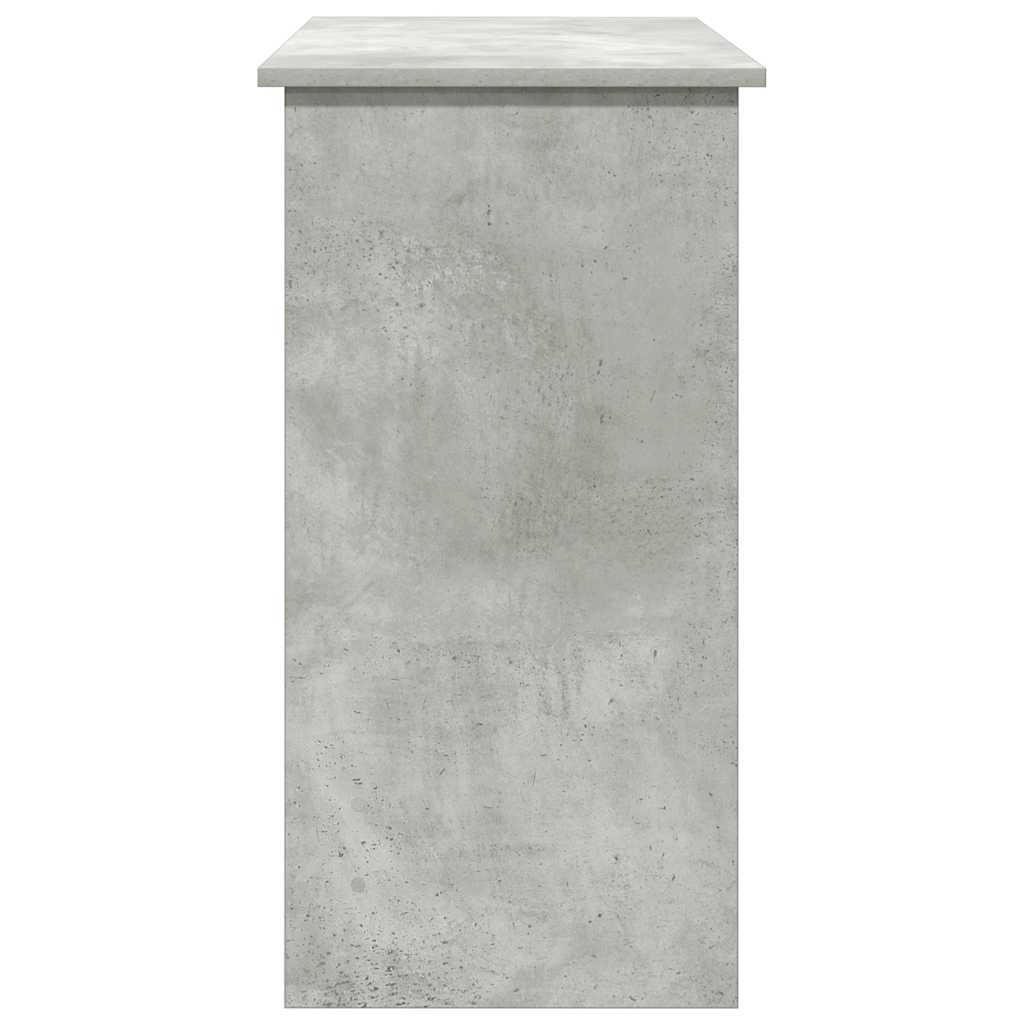 vidaXL Scrivania Grigio Cemento 80x40x75 cm in Legno Multistrato