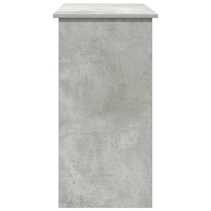 Scrivania Grigio Cemento 80x40x75 cm in Legno Multistrato 860457