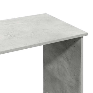 Scrivania Grigio Cemento 80x40x75 cm in Legno Multistrato 860457