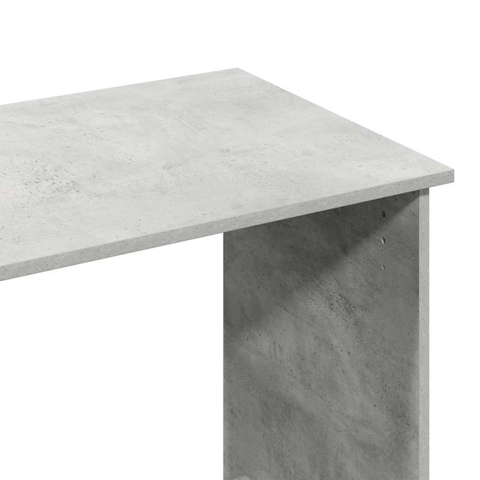Scrivania Grigio Cemento 80x40x75 cm in Legno Multistrato 860457