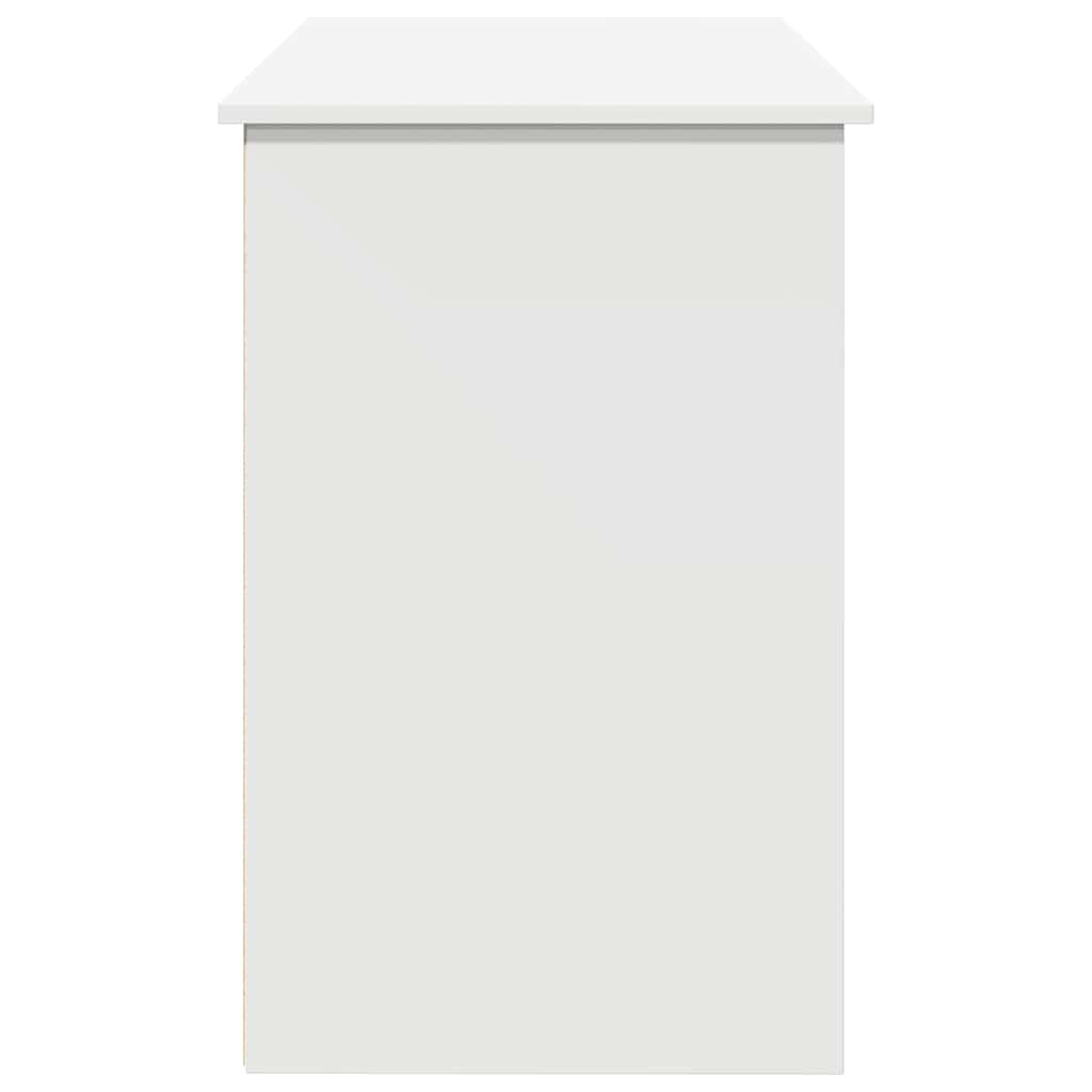 vidaXL Scrivania Bianca 102x50x75 cm in Legno Multistrato