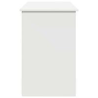 vidaXL Scrivania Bianca 102x50x75 cm in Legno Multistrato