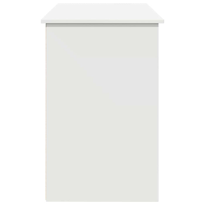 vidaXL Scrivania Bianca 102x50x75 cm in Legno Multistrato
