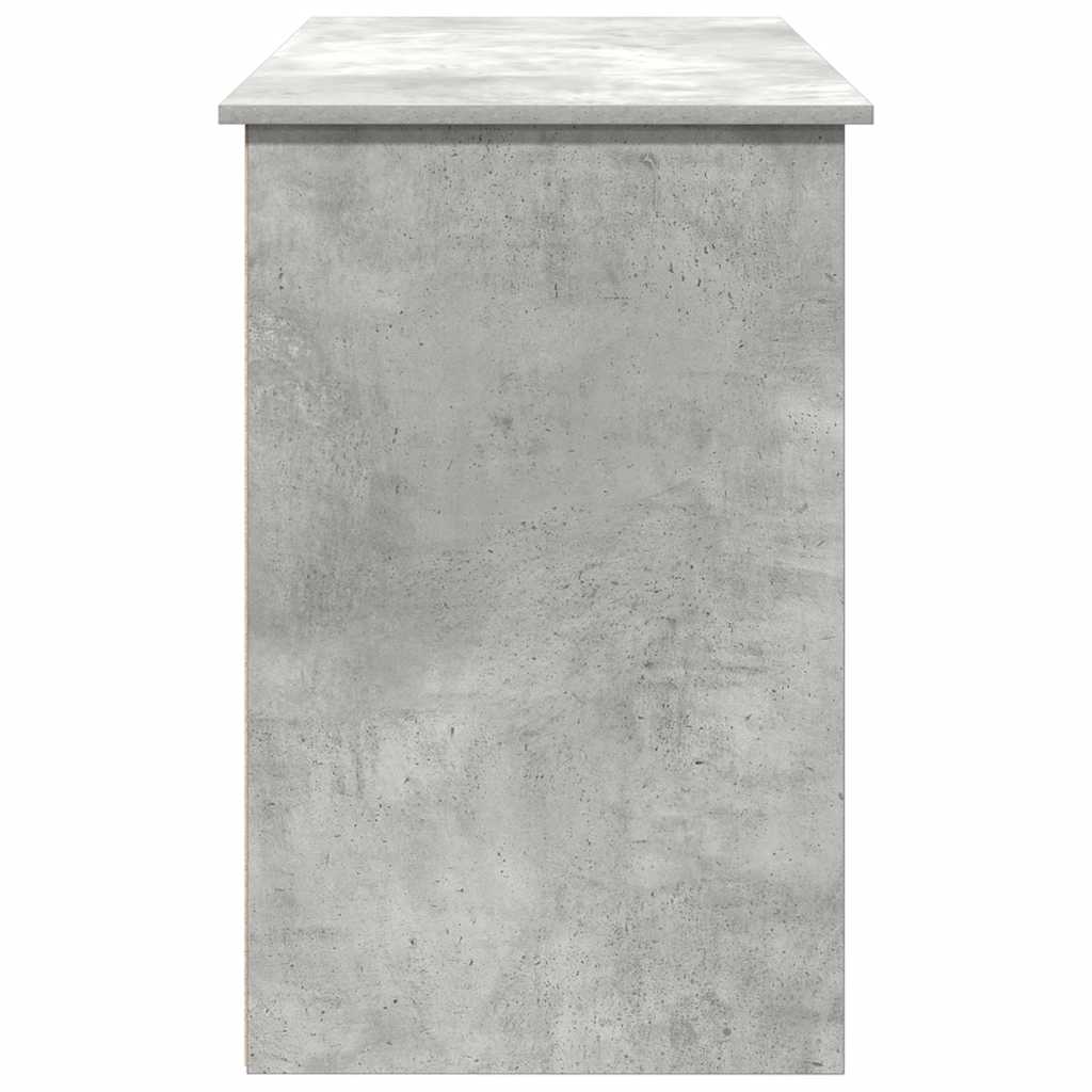 Scrivania Grigio Cemento 102x50x75 cm in Legno Multistrato