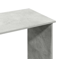 Scrivania Grigio Cemento 102x50x75 cm in Legno Multistrato 860466