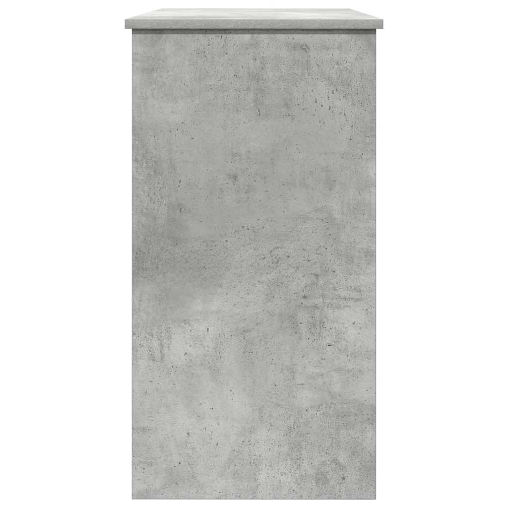 vidaXL Scrivania Grigio Cemento 80x40x75 cm in Legno Multistrato
