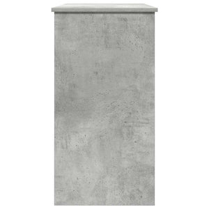 vidaXL Scrivania Grigio Cemento 80x40x75 cm in Legno Multistrato