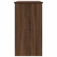 Scrivania Rovere Marrone 80x40x75 cm in Legno Multistrato 860478