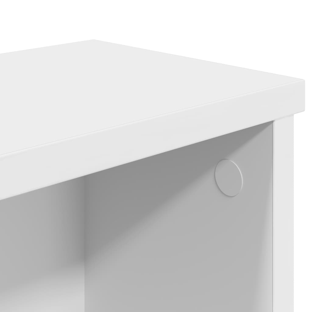 Mensola da cucina-Scaffali da Cucina Impilabili 2 pz Bianchi 50x15x16 cm