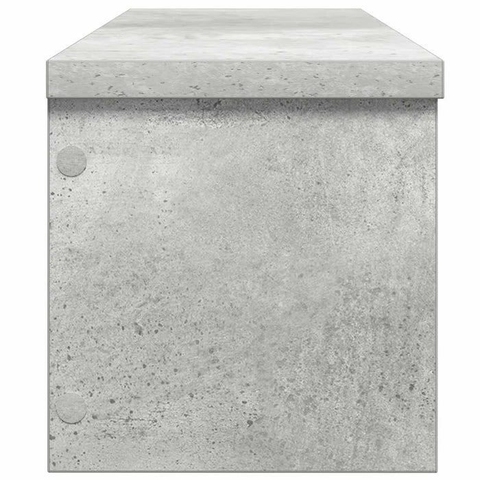 Scaffale da Cucina Impilabile Grigio Cemento 50x15x16 cm 860487