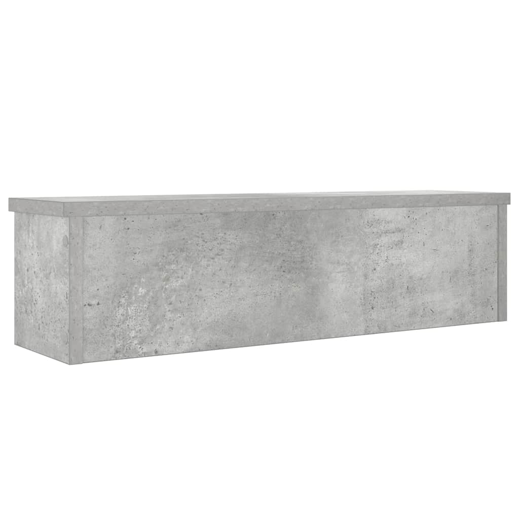 Scaffale da Cucina Impilabile Grigio Cemento 50x15x16 cm 860487