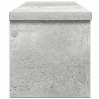 Scaffali da Cucina Impilabili 2 pz Grigio Cemento 50x15x16 cm 860488