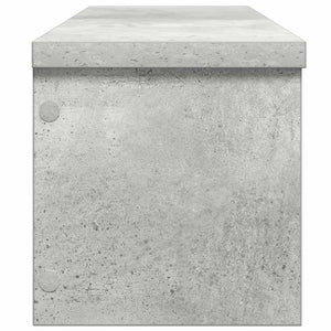 Scaffali da Cucina Impilabili 2 pz Grigio Cemento 50x15x16 cm 860488