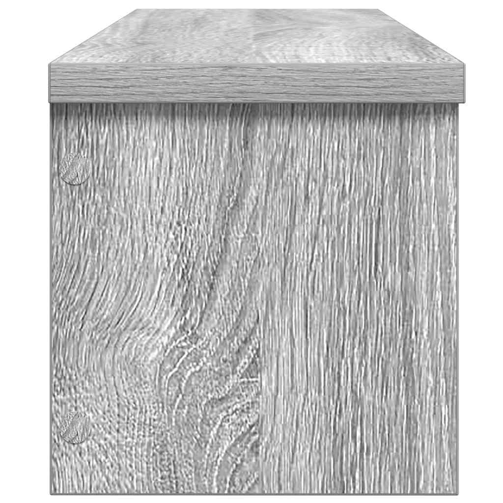 Scaffale da Cucina Impilabile Grigio Sonoma 50x15x16 cm 860491