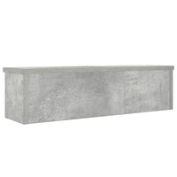 Scaffale da Cucina Impilabile Grigio Cemento 60x15x16 cm 860505