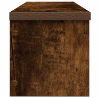 Scaffale da Cucina Impilabile Rovere Fumo 60x15x16 cm 860507