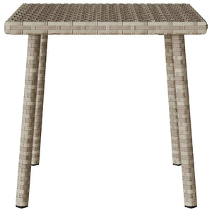 Tavolino da Giardino Rettangolare Grigio Chiaro 40x40x37 cm 4104049