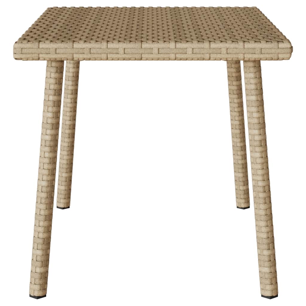 Tavolino da Giardino Rettangolare Beige 60x40x37 cm Polyrattan 4104053