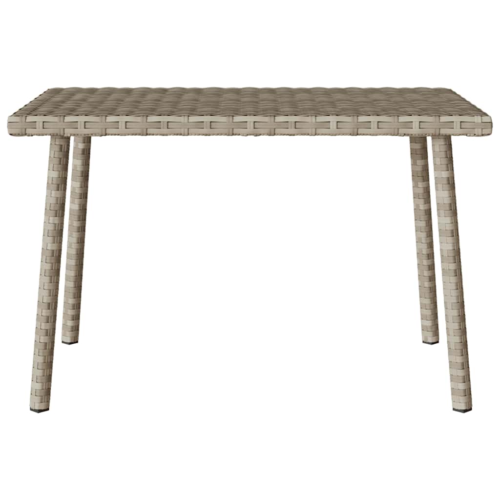 Tavolino da Giardino Rettangolare Grigio Chiaro 60x40x37 cm 4104054