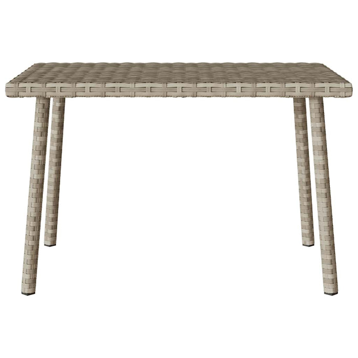 Tavolino da Giardino Rettangolare Grigio Chiaro 60x40x37 cm 4104054