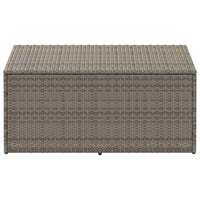 vidaXL Baule da Giardino Grigio 110x50x58 cm in Polyrattan