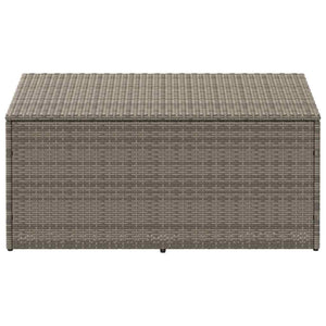 vidaXL Baule da Giardino Grigio 110x50x58 cm in Polyrattan